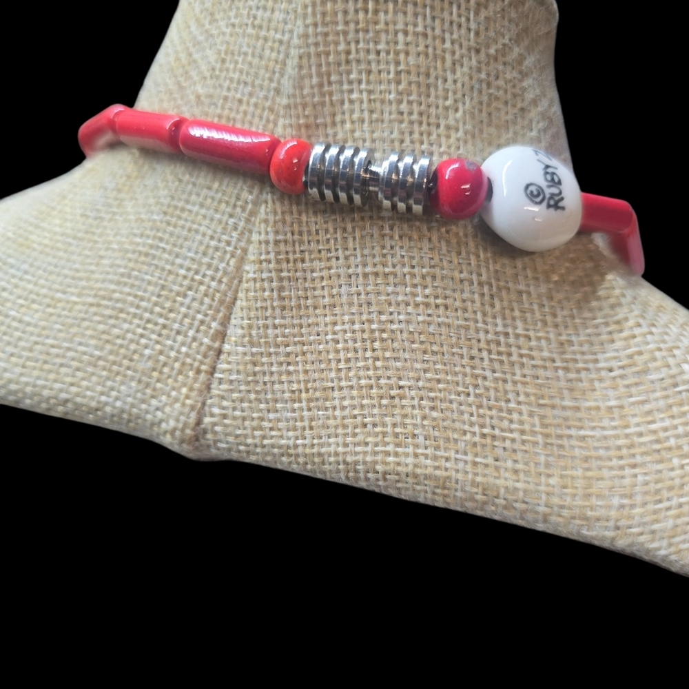 Candace Loheed Ruby Z Ceramic Holly Necklace - image 3